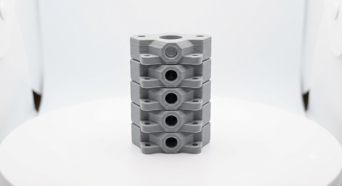 Kleinserie identischer 3D-gedruckter Bauteile als Alternative zum Spritzguss