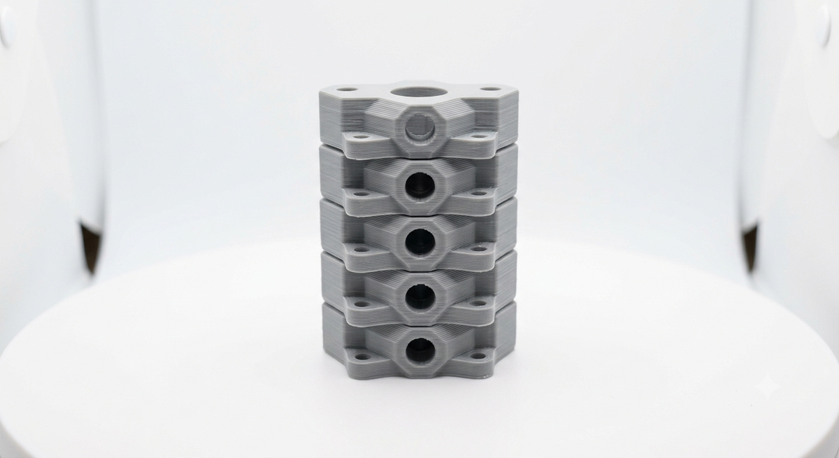 Kleinserie identischer 3D-gedruckter Bauteile als Alternative zum Spritzguss
