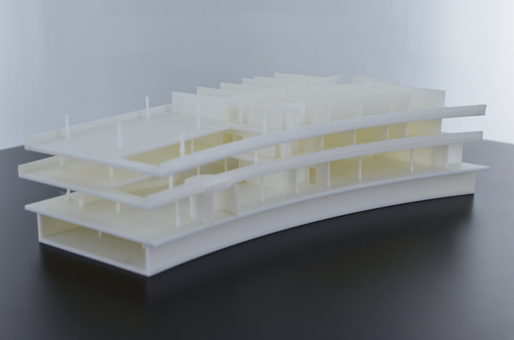 3D Druck eines Gebäudes