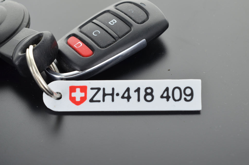 Schlüsselanhänger Kennzeichen/ Name oder Sonstiges